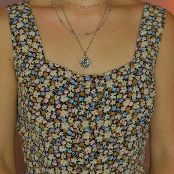 Rampage Black and White Floral Mini Dress - Picture 2 of 8